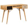 vidaXL Schreibtisch Braun 110 x 55 x 76 cm Massivholz Mango