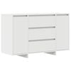vidaXL Sideboard mit Schubladen Wei&szlig; 120 x 41 x 75 cm Holzwerkstoff