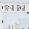 vidaXL K&uuml;chenschrank 2 pcs Hochglanz Wei&szlig; 60 x 31 x 40 cm