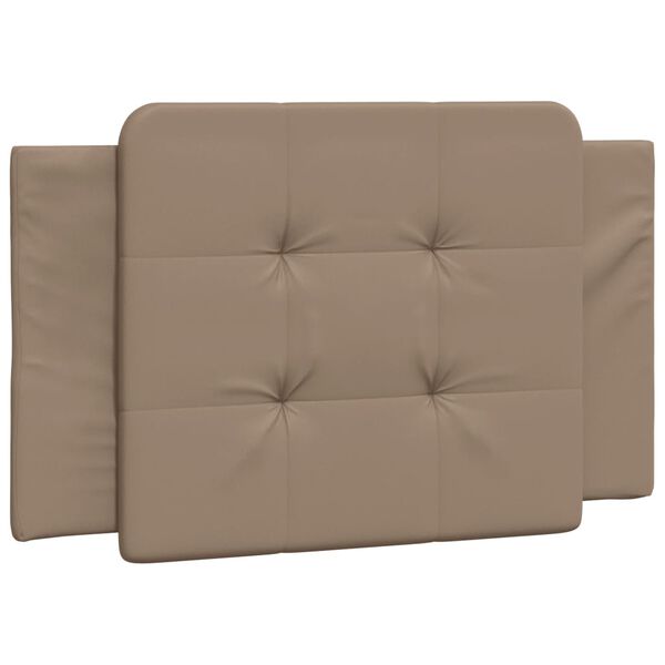 vidaXL Kopfteil-Kissen "Zadar" Cappuccino-Braun 90 cm Kunstleder