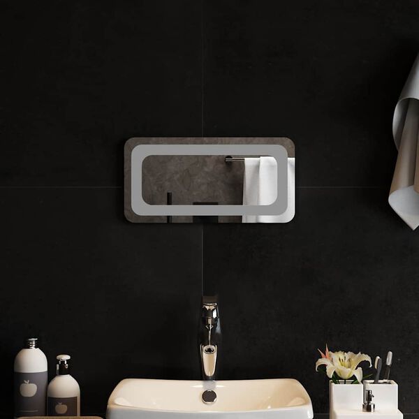 vidaXL LED-Badspiegel 40x20 cm