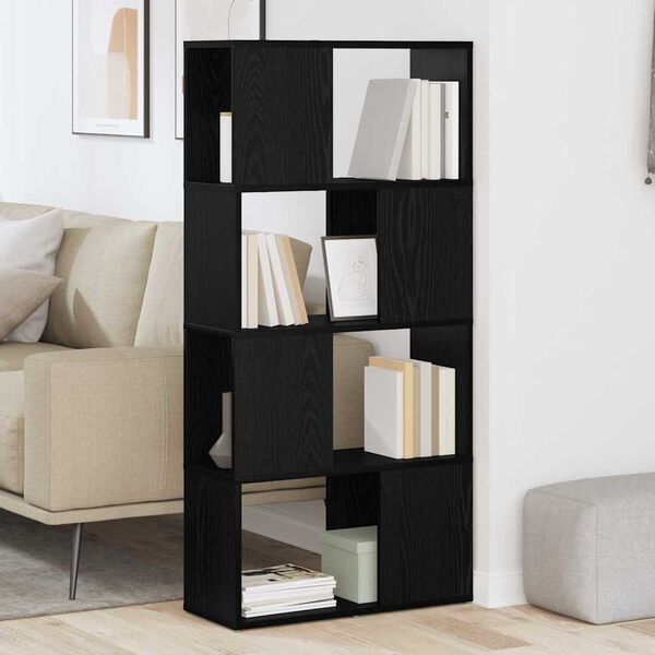 vidaXL TV-Schrankset Schwarz 60 x 24 x 125,5 cm Holzwerkstoff