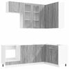 vidaXL K&uuml;cheneinheit LYON 8 pcs Grau Sonoma Holzwerkstoff