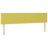 vidaXL Boxspringbett mit Matratze Gr&uuml;n 200x200 cm Stoff