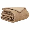 vidaXL Sommerdecke Gold 155 x 220 cm Satin und Mikrofaser