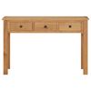 vidaXL Schminktisch 110x40x75 cm Massivholz Eiche