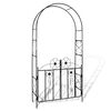 Gartentor Rosenbogen Rankgitter Rosens&auml;ule Spalier Pergola