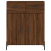 vidaXL Highboard Braun Eichen-Optik 69,5x34x180 cm Holzwerkstoff