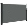 vidaXL Ausziehbare Seitenmarkise Anthrazit 120x600 cm