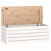 vidaXL Truhe Wei&szlig; 89x36,5x33 cm Massivholz Kiefer