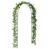 vidaXL Gartenbogen Floral Gr&uuml;n 115 x 37 x 231 cm