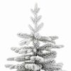 vidaXL K&uuml;nstlicher klappbarer Weihnachtsbaum Wei&szlig; 240 cm PE und PVC