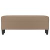 vidaXL Sitzbank Cappuccino-Braun 100x35x41 cm Kunstleder