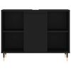 vidaXL Badschrank Schwarz 80x33x60 cm Holzwerkstoff