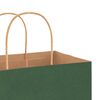 vidaXL Papiertragetaschen 50 Stk. mit Henkeln Gr&uuml;n 32x17x44 cm