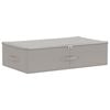 vidaXL Aufbewahrungsbox 24 stk. Vliesstoff 70 x 40 x 18 cm 50,4 L Grau