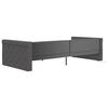 vidaXL Tagesbett USB Dunkelgrau Stoff 90x200 cm