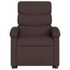 vidaXL Relaxsessel mit Aufstehhilfe Dunkelbraun Stoff