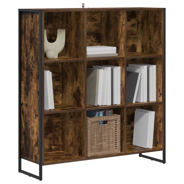 vidaXL B&uuml;cherregal Raucharbe 99,5 x 30 x 108,5 cm Holzwerkstoff