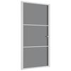 vidaXL Innent&uuml;r 102,5x201,5 cm Wei&szlig; ESG-Glas und Aluminium