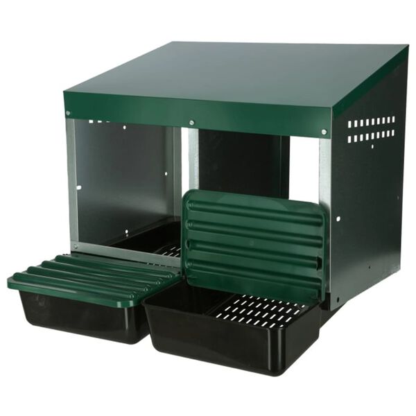 Kerbl Legenest f&uuml;r H&uuml;hner 53&times;52&times;43,5 cm Kunststoff Gr&uuml;n
