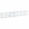 vidaXL Gabione mit Deckel 700x50x100 cm Verzinktes Eisen