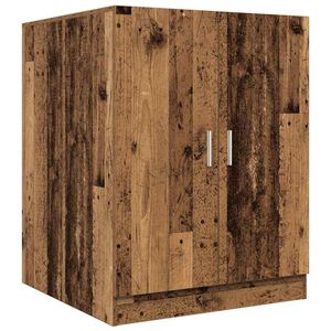 vidaXL Waschmaschinenschrank Altholz-Optik 70,5x71,5x91,5 cm