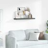 vidaXL Bilderleisten 2 Stk. Grau 80x9x3 cm MDF