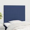 vidaXL Kopfteil Blau 100 x 5 x 118/128 cm Stoff