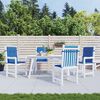 vidaXL Gartenstuhlauflagen f&uuml;r Niedriglehner 4 Stk. 100x50x3 cm