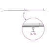 vidaXL Planehalterung f&uuml;r Anh&auml;nger 3 pcs Silber 130-210 cm Aluminium