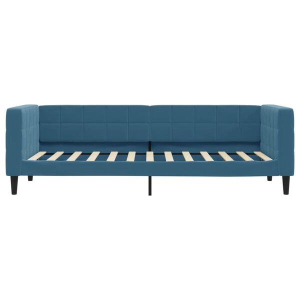 vidaXL Tagesbett Blau 80x200 cm Samt