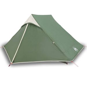 vidaXL Campingzelt 2 Personen Gr&uuml;n Wasserdicht