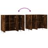 vidaXL Sideboard R&auml;uchereiche 90x34x80 cm Holzwerkstoff