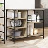 vidaXL K&uuml;chenwagen Sonoma-Eiche 100x45x89,5 cm Holzwerkstoff
