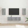 vidaXL TV-Schrankset 4 pcs Graues Sonoma Holzwerkstoff