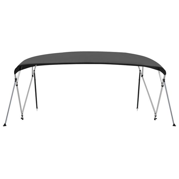 vidaXL 4-Bow Bimini Top Anthrazit 243x(230-244)x137 cm