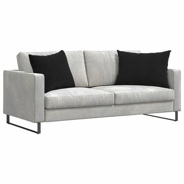 vidaXL Sofakissen 2 St&uuml;ck Schwarz 70 x 50 cm Cordstoff