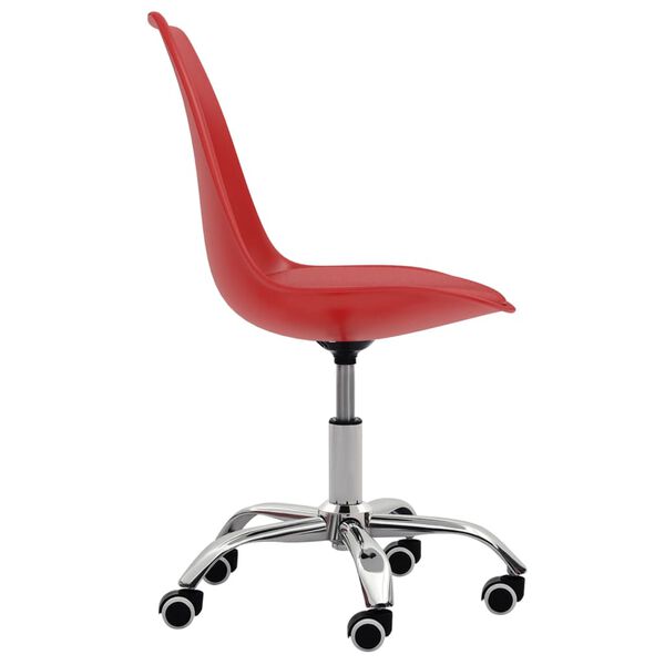vidaXL Esszimmerst&uuml;hle 4 Stk. Rot Kunstleder