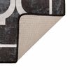 vidaXL Teppich Waschbar Schwarz und Wei&szlig; 160x230 cm