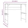 vidaXL Pavillon mit Dach 220x110x200 cm Anthrazit