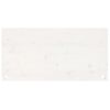 vidaXL Schreibtischplatte Wei&szlig; 100x60x2,5 cm Massivholz Kiefer