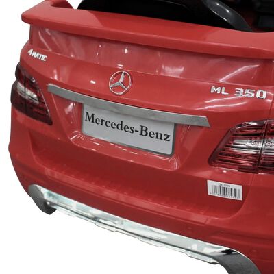 vidaXL Elektrisches Aufsitzauto Mercedes Benz ML350 Rot 6 V