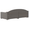 vidaXL Tagesbett Ausziehbar Taupe 80x200 cm Stoff