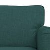 vidaXL Sofa 2 pcs Dunkelgr&uuml;n