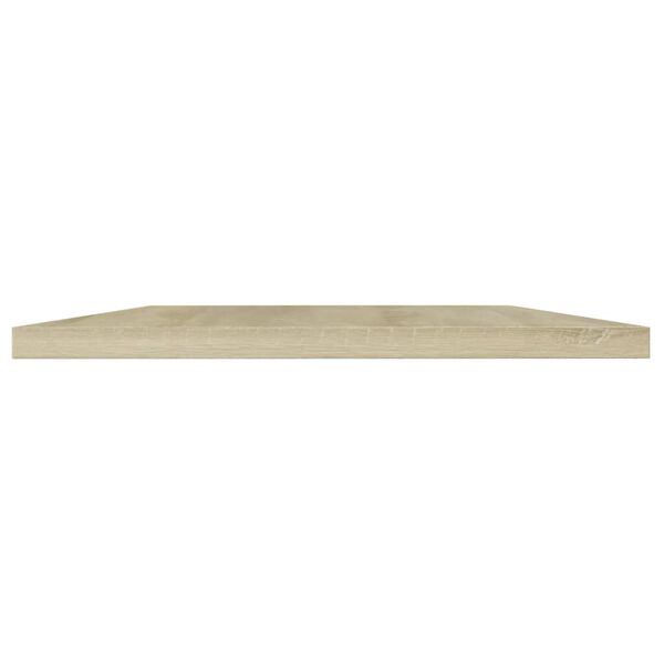vidaXL B&uuml;cherregal-Bretter 4 Stk. Sonoma-Eiche 100x30x1,5 cm