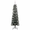 vidaXL Künstlicher Weihnachtsbaum mit 150 LEDs mit Ständer Grün 150 cm