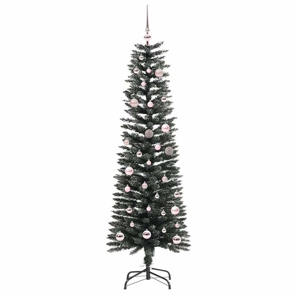 vidaXL Künstlicher Weihnachtsbaum mit 150 LEDs mit Ständer Grün 150 cm