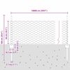 vidaXL Zaun mit Pfosten Gr&uuml;n 0,5 x 100 m Stahl und PVC