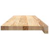 vidaXL Treppenstufen 2 Stk. Unbehandelt 80x30x2 cm Massivholz Eiche